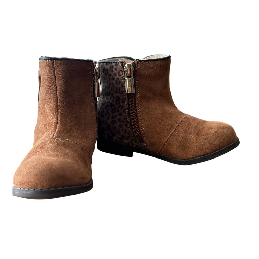 Michael Kors Toddler Leopard Ankle Boots Size 8